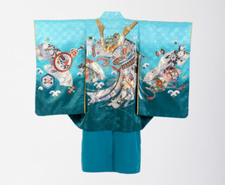 5歳着物A-4(軍配兜）