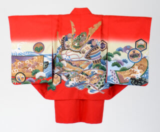 5歳着物B-2(緋寿)