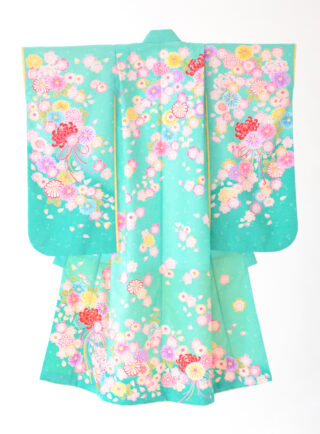 7歳着物B-3(乱菊)