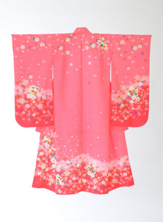 7歳着物C-1(鈴音ピンク)