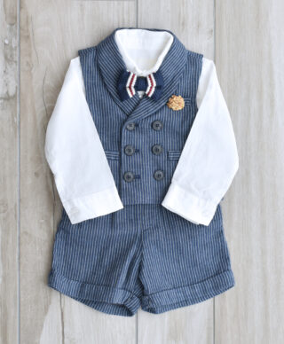 1歳タキシード10(コンストライプ)