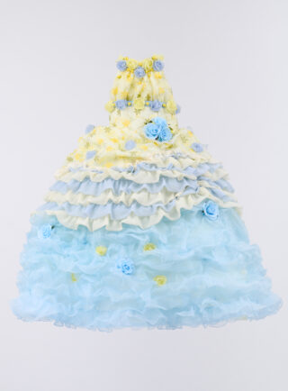 3歳ドレス1(イエロー×ブルー)