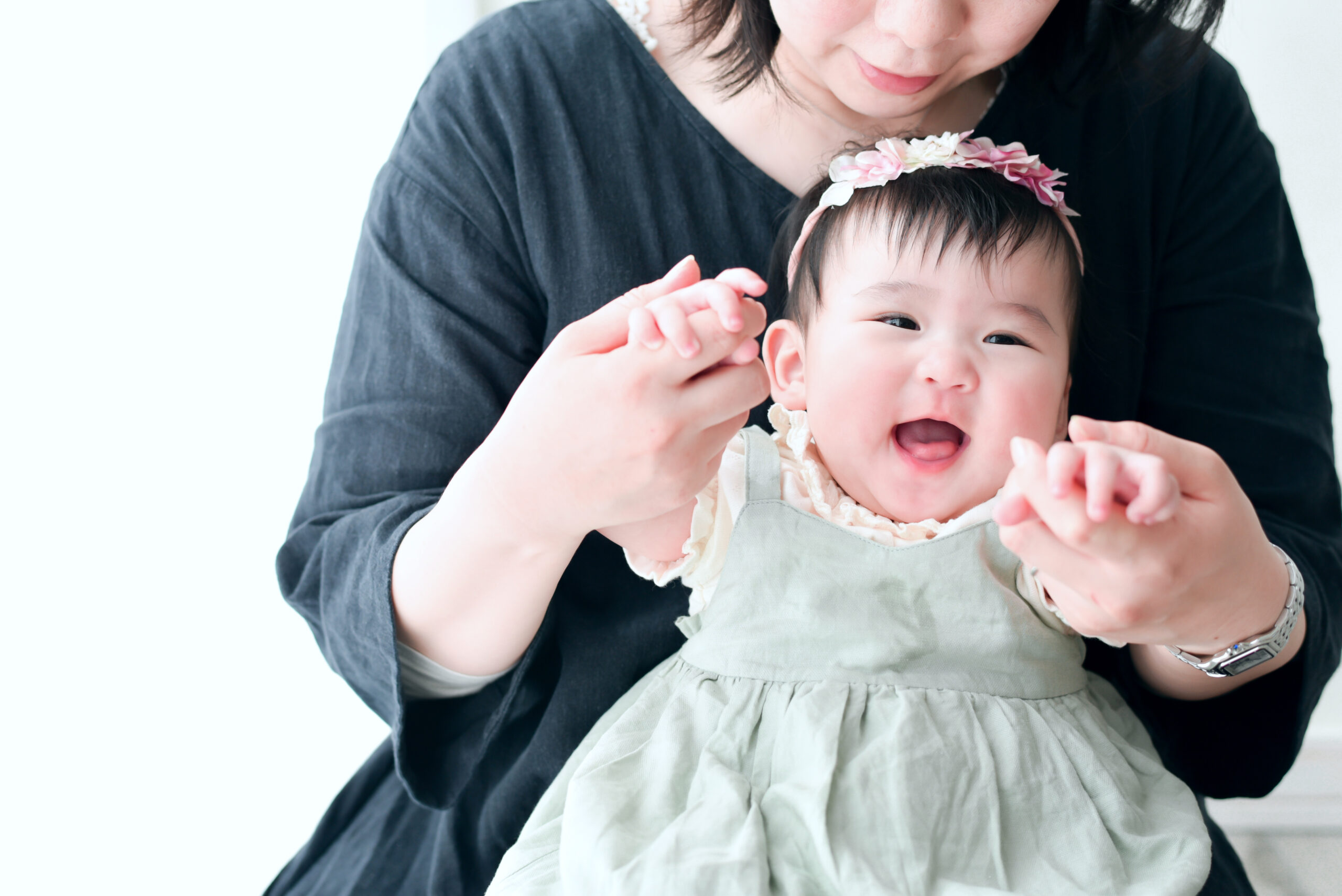 6ヶ月の赤ちゃん ハーフバースデーフォト フォトジェニック サクラスタジオ 栃木県宇都宮市の写真スタジオ