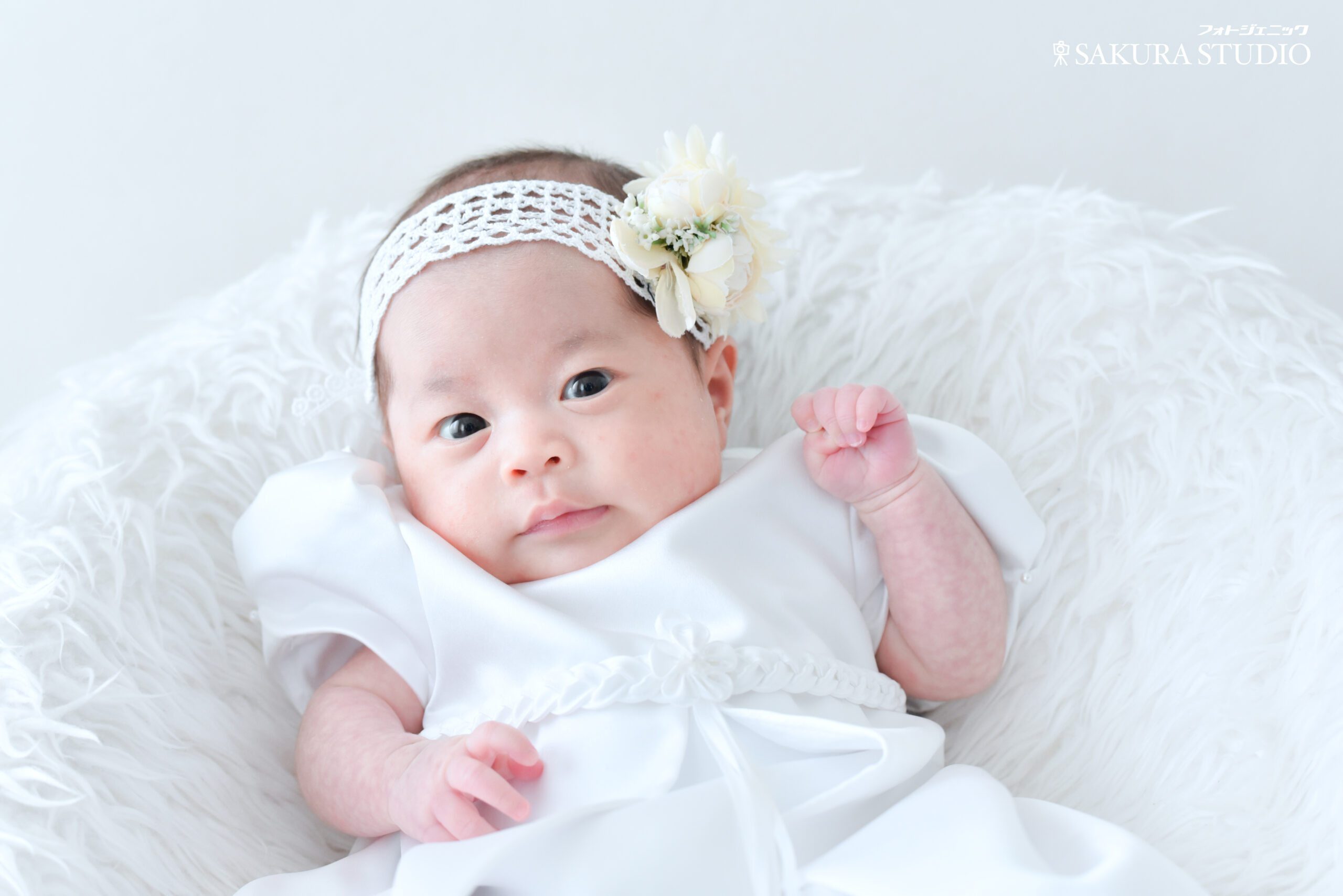 お宮参り あこちゃん フォトジェニック サクラスタジオ 栃木県宇都宮市の写真スタジオ